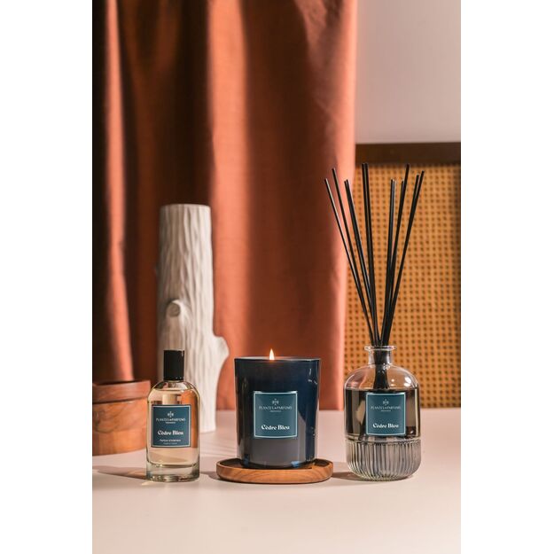 PLANTES&PARFUMS Namų kvapas su lazdelėmis "Cèdre Bleu", 450 ml