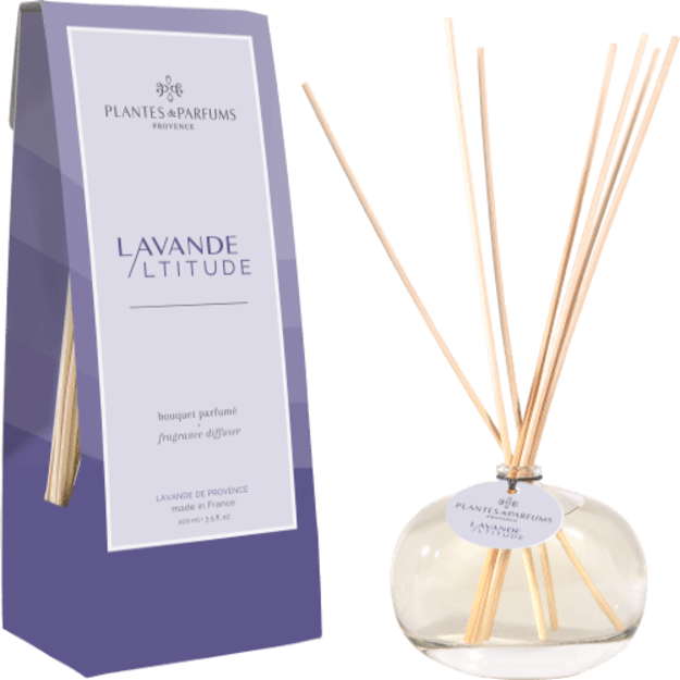  PLANTES&PARFUMS Namų kvapas su lazdelėmis "Lavande Atittude", 100 ml