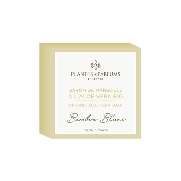  PLANTES&PARFUMS Marselio muilas su  alijošiumi "Bamboo Blanc", 100 g