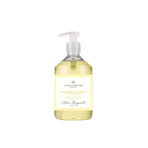 PLANTES&PARFUMS Skystas Marselio muilas  "Citron Bergamote", 500 ml